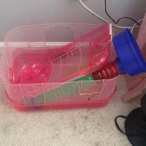 Hamster cage with tubes